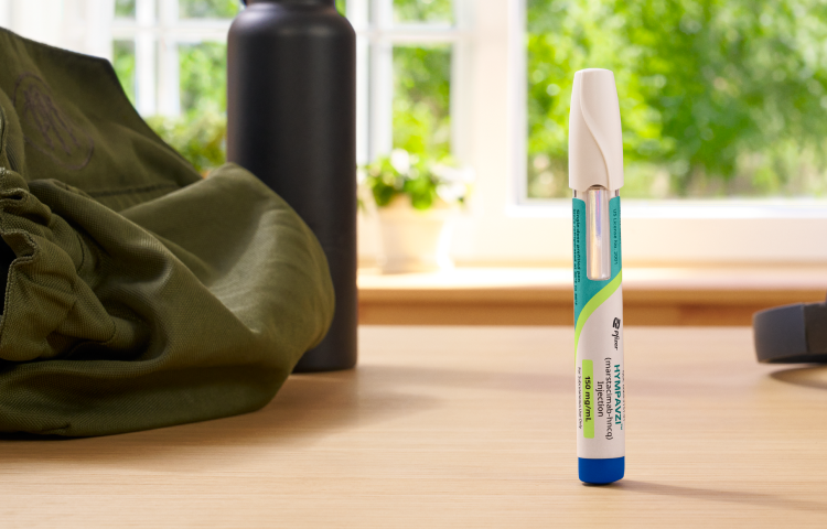 HYMPAVZI™ (marstacimab-hncq) prefilled pen vertical