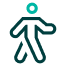 Person walking icon