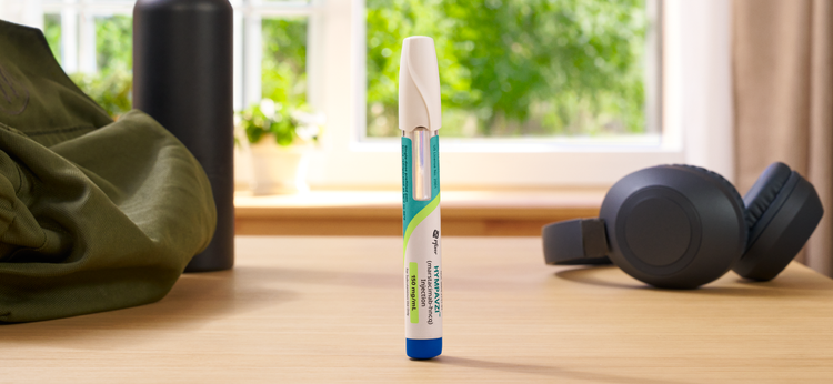 HYMPAVZI™ (marstacimab-hncq) prefilled pen vertical