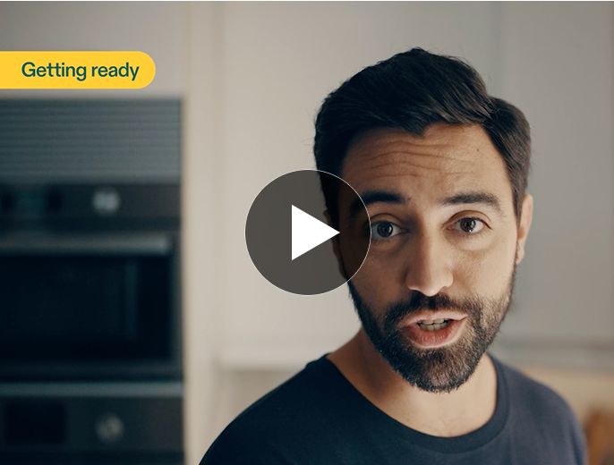 Video thumbnail of an actor portraying a HYMPAVZI™ (marstacimab-hncq) patient, explaining how to inject step by step